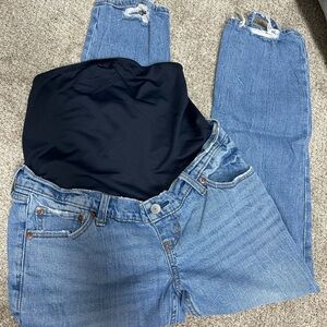 Abercrombie & Fitch maternity jeans ankle straight in size 0/25 short.